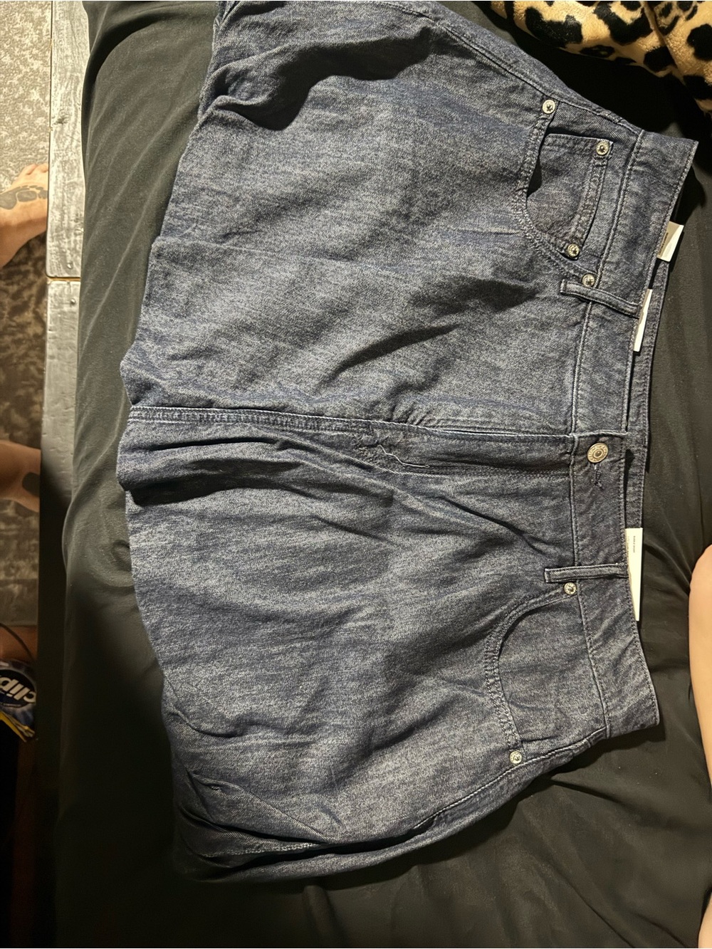 American Eagle Outfitters Dark Blue Denim Skort